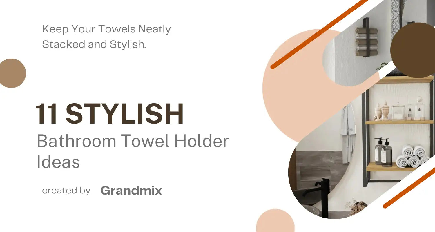 11 Stylish and Practical Bathroom Towel Holder Ideas