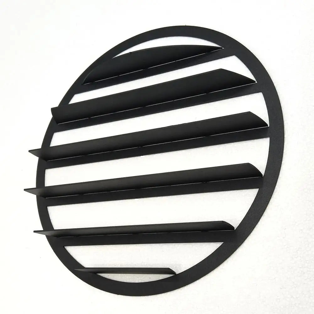 black round display shelf for model cars