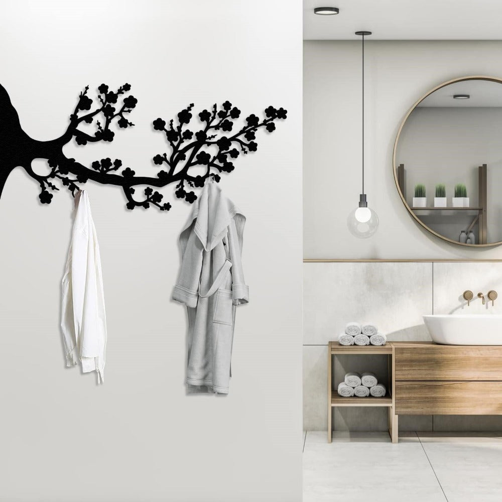 cherry flower hanger bathroom