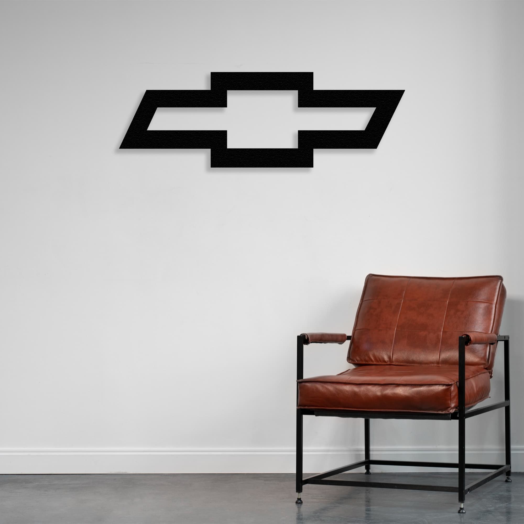 chevrolet metal wall art decor office