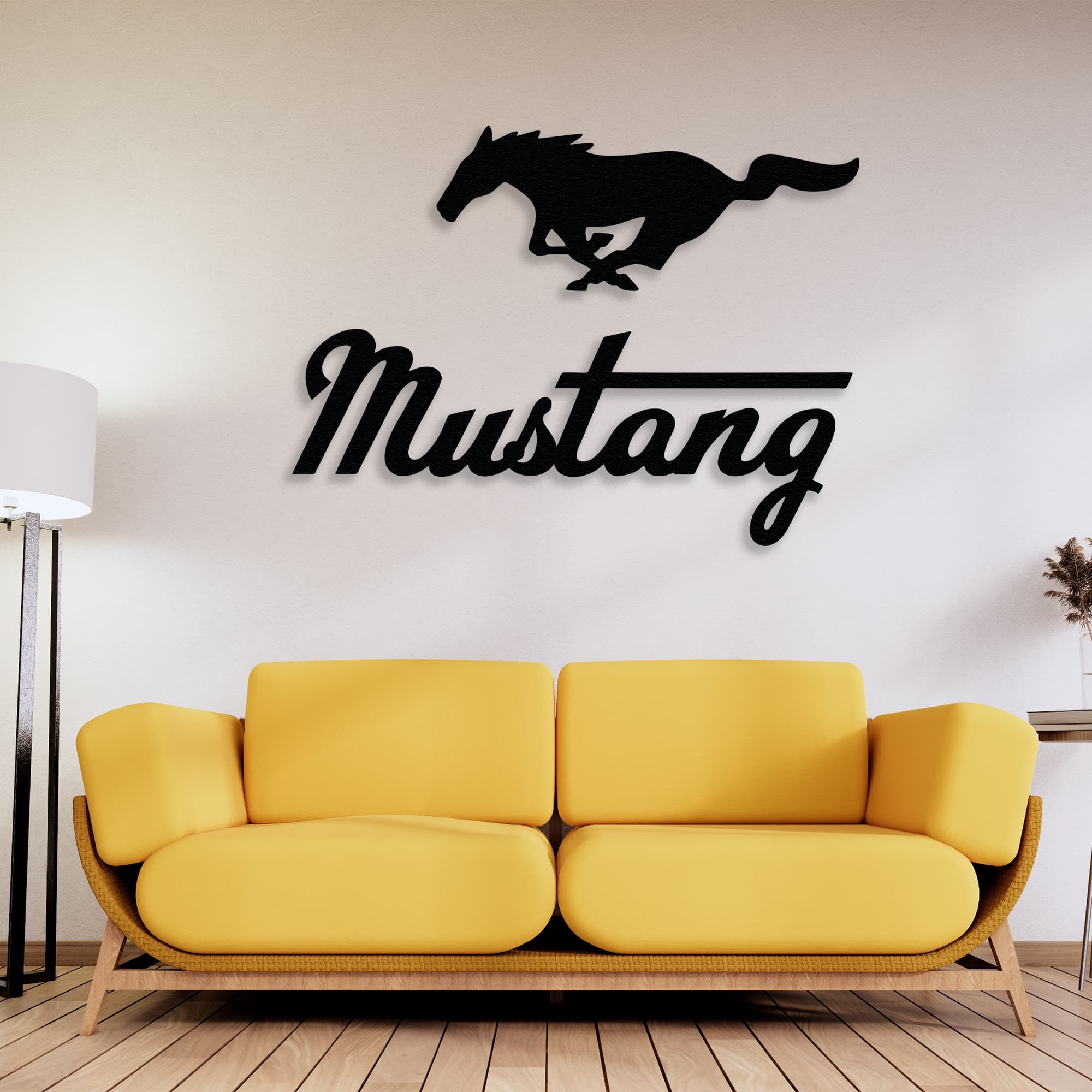 ford mustang metal wall art Sports Car