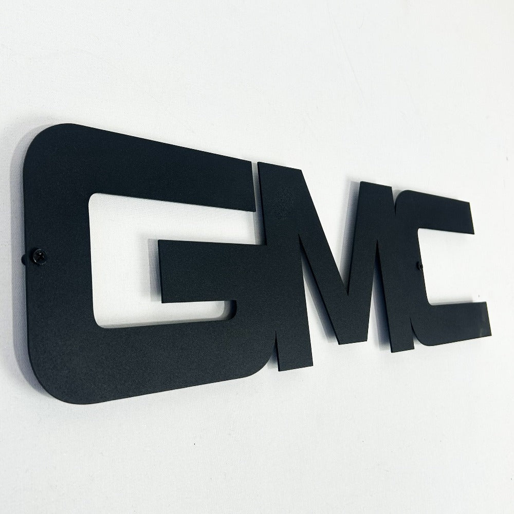 gmc metal wall art