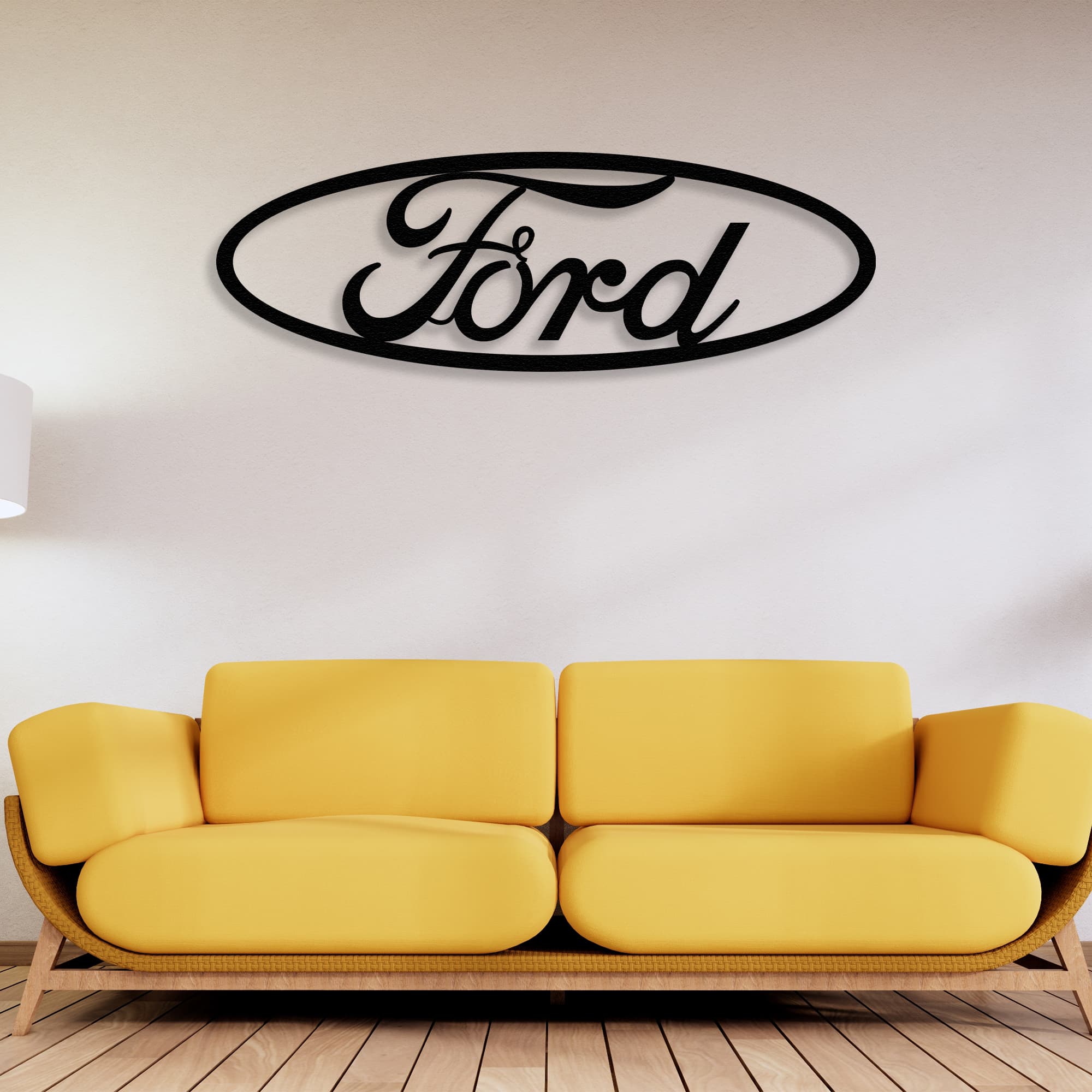 metal ford sign wall art 2