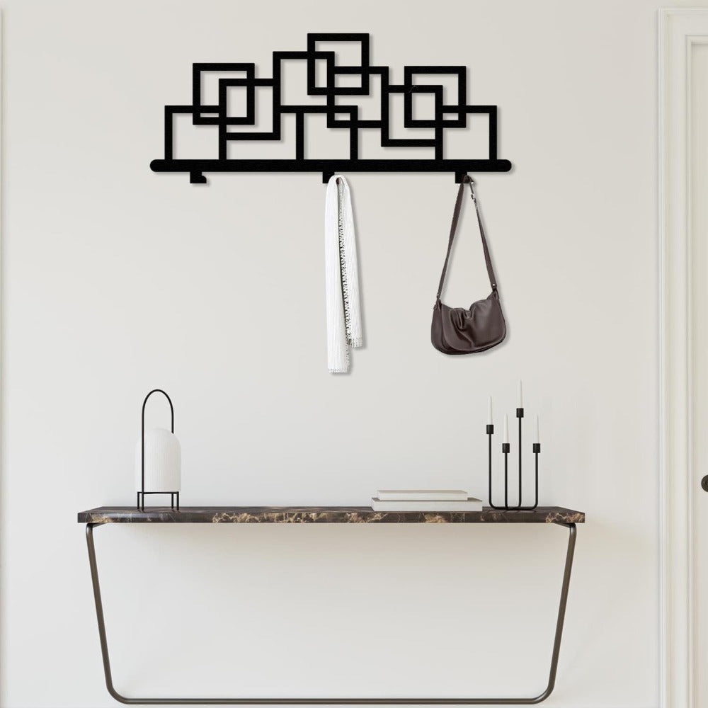 square hanger on the table