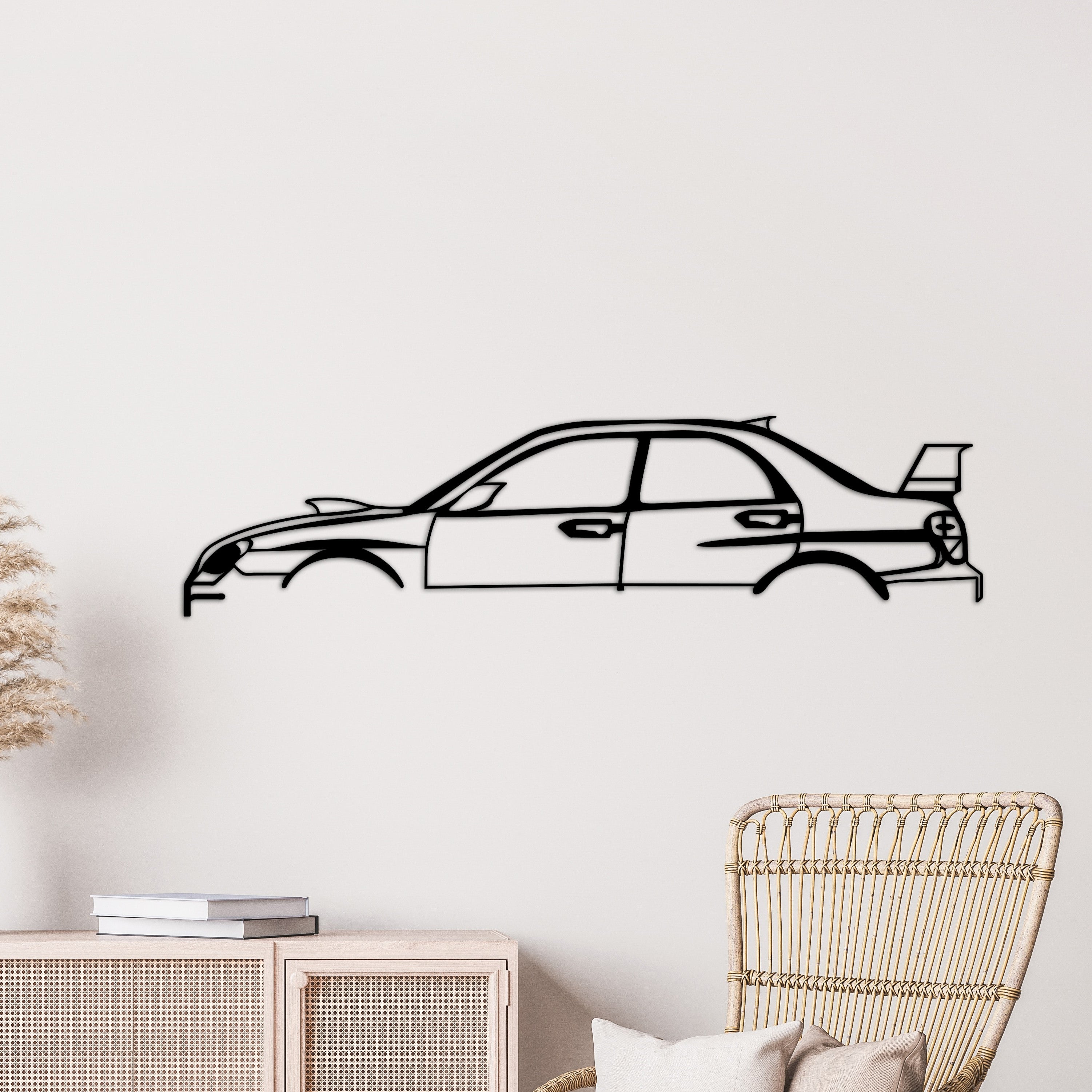subaru impreza car silhouette