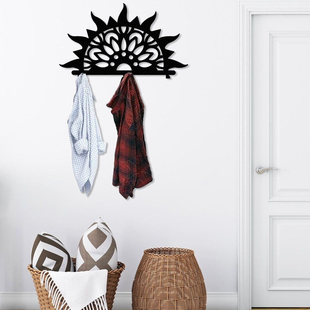 sunflower metal hanger wall hook