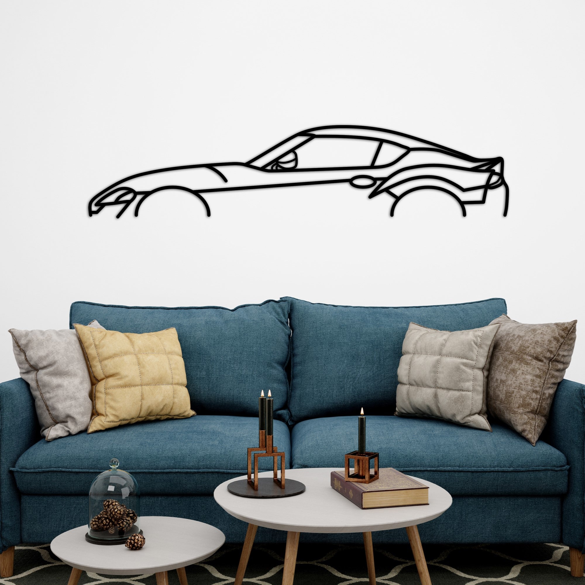 toyota supra gr 2020 car silhouette blue sofa