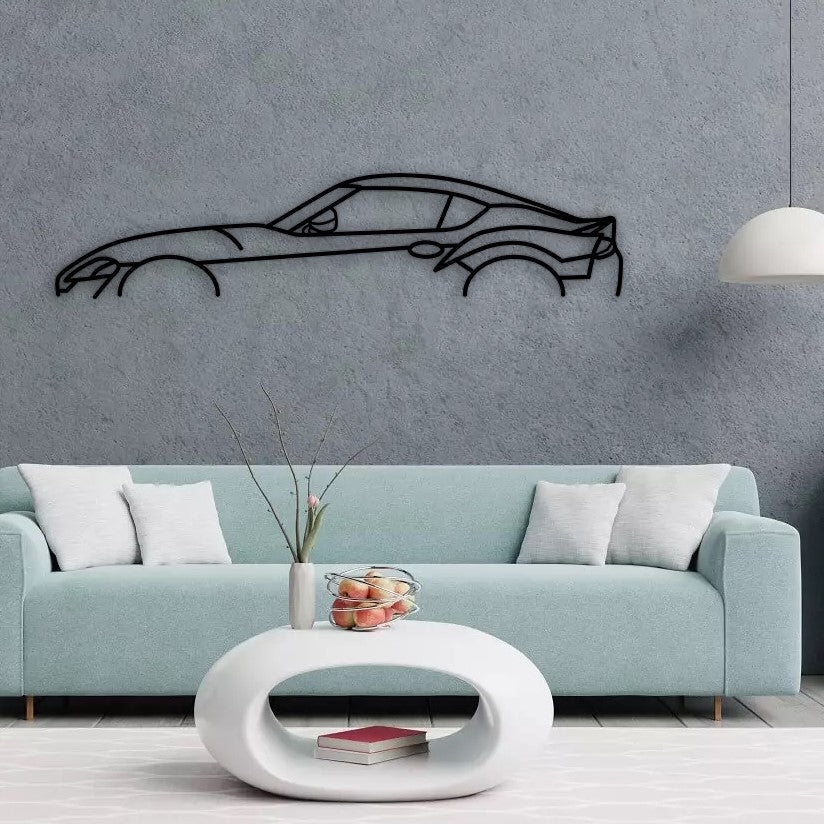 toyota supra gr 2020 car silhouette