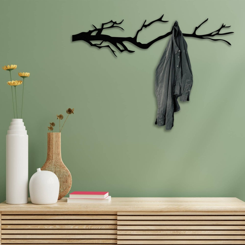 tree branch hanging rack decor on the table