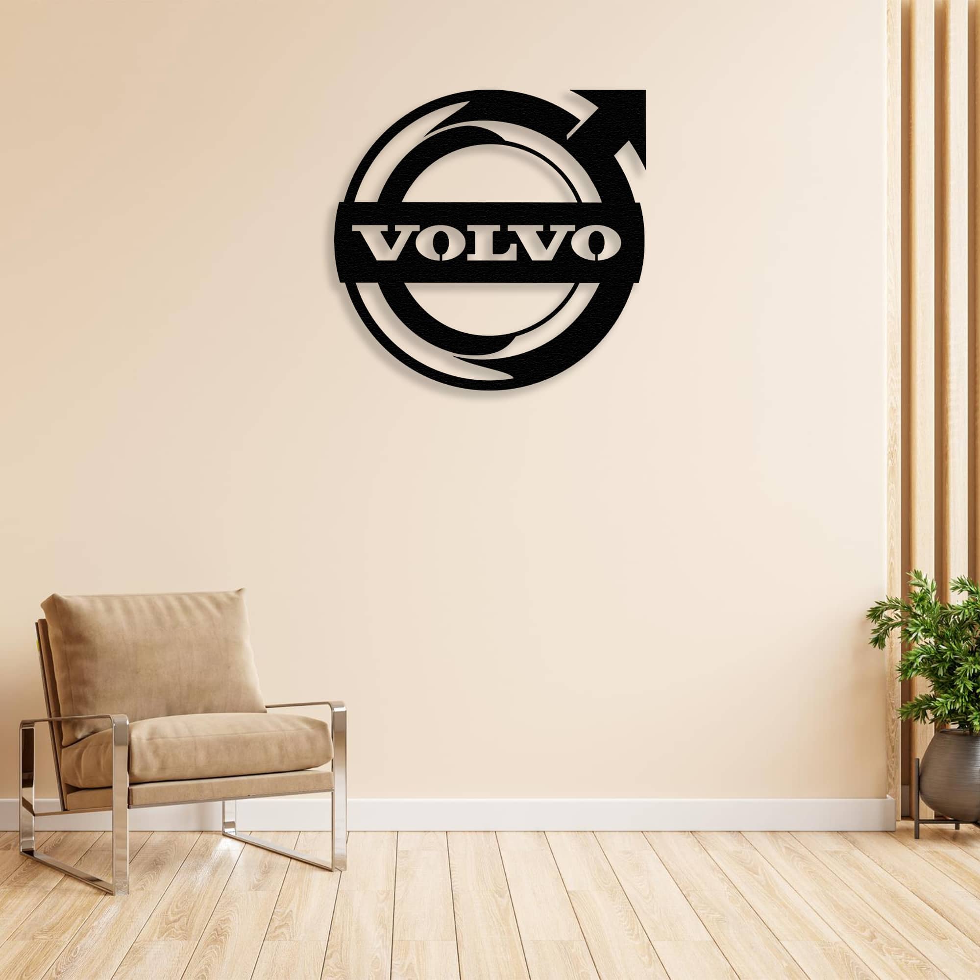 volvo metal wall art decor
