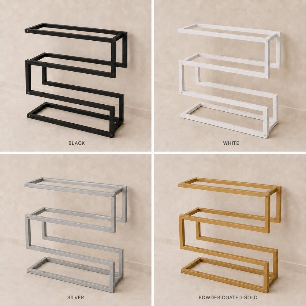 Modern 4-Tier Metal Shoe Rack – Minimalist Entryway Shoe Organizer