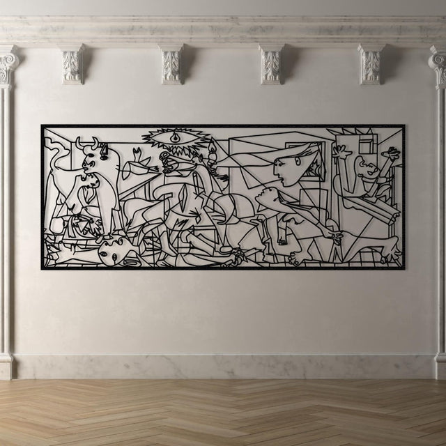 Picasso Guernica Metal Wall Art – Galvanized Steel Fine Art Reproduction