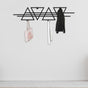 abstract triangle hanger wall decor