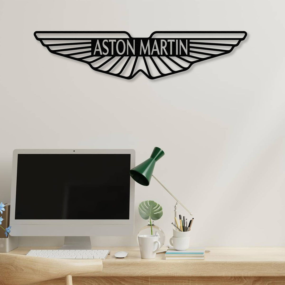 Aston Martin Logo Metal Wall Art – Garage Sign | Grandmix