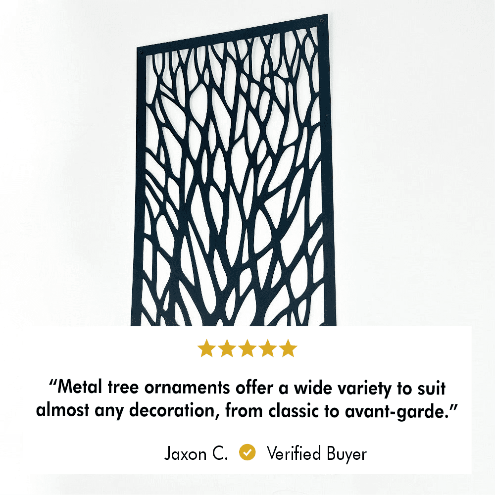 Customer photo of Branching Tree Metal Wall Art