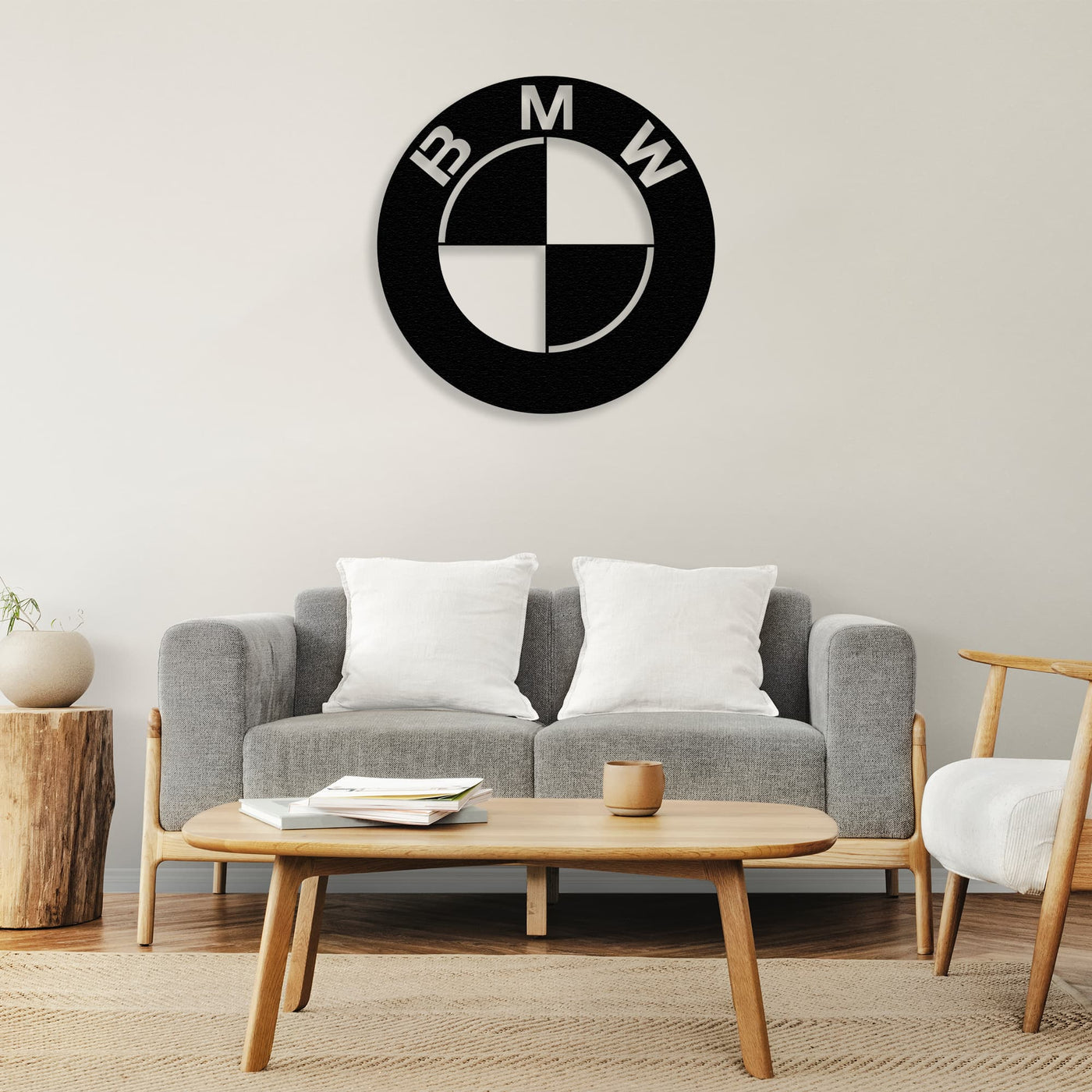 BMW Logo Metal Wall Art