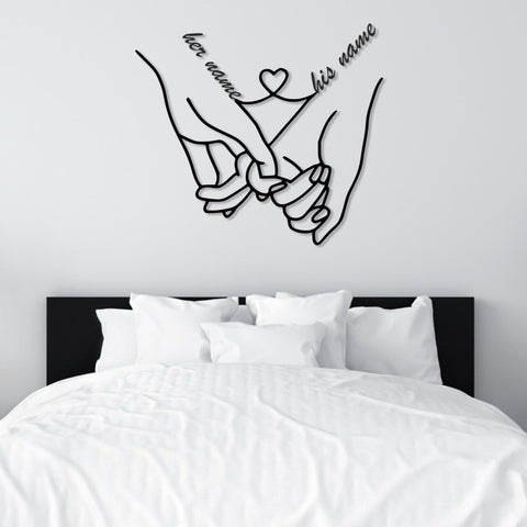 Custom Couple Love Hands