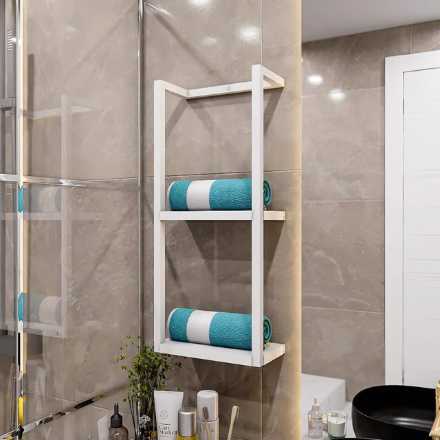White finish on this product