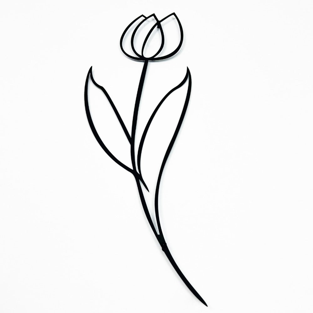 Tulip Flower Metal Wall Art