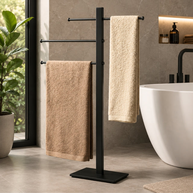 Black finish on this product