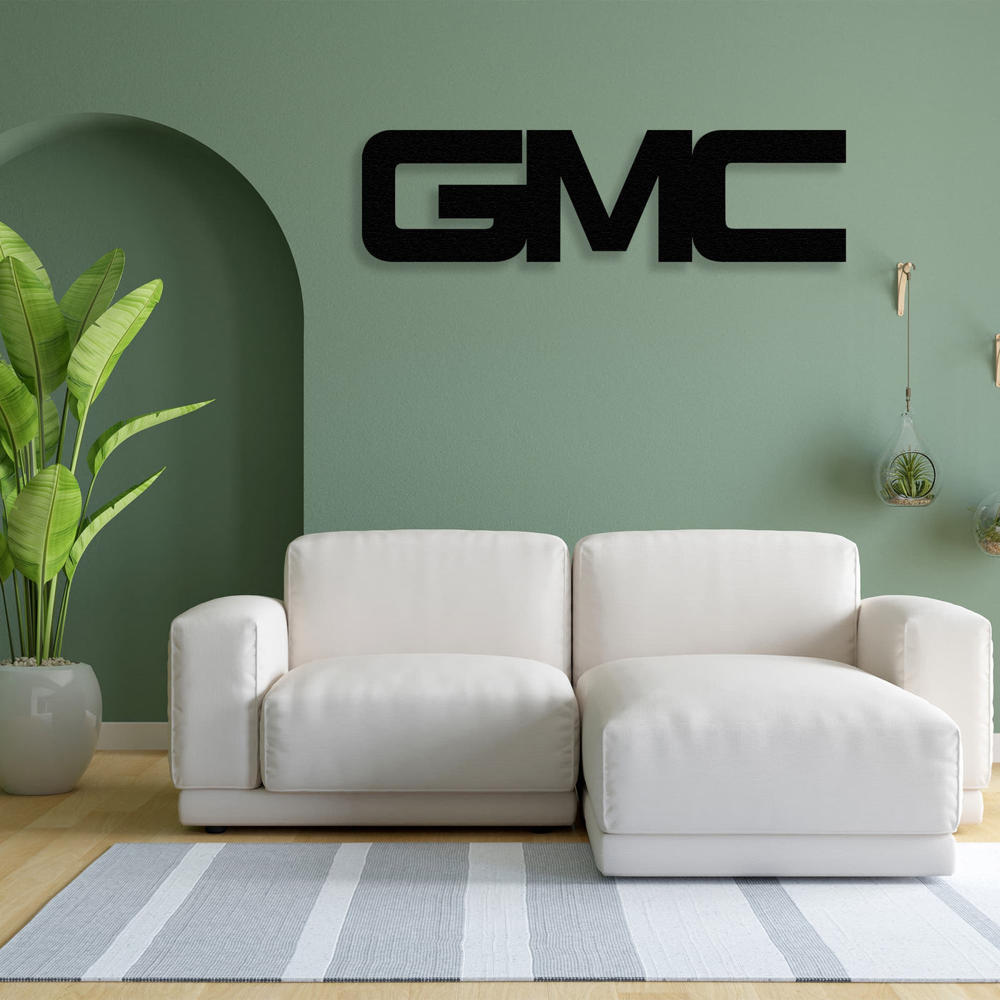 GMC Garage Sign Metal Wall Art