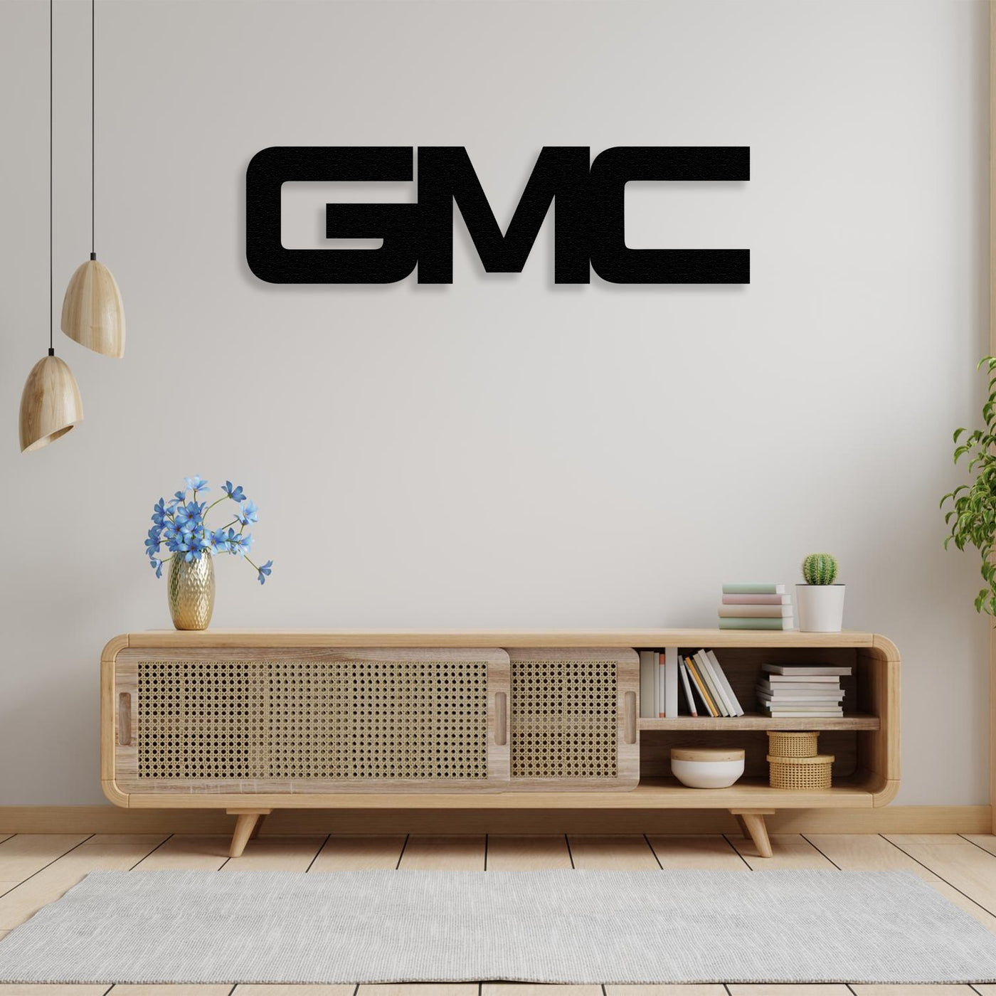 GMC Garage Sign Metal Wall Art