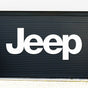 jeep metal car art white