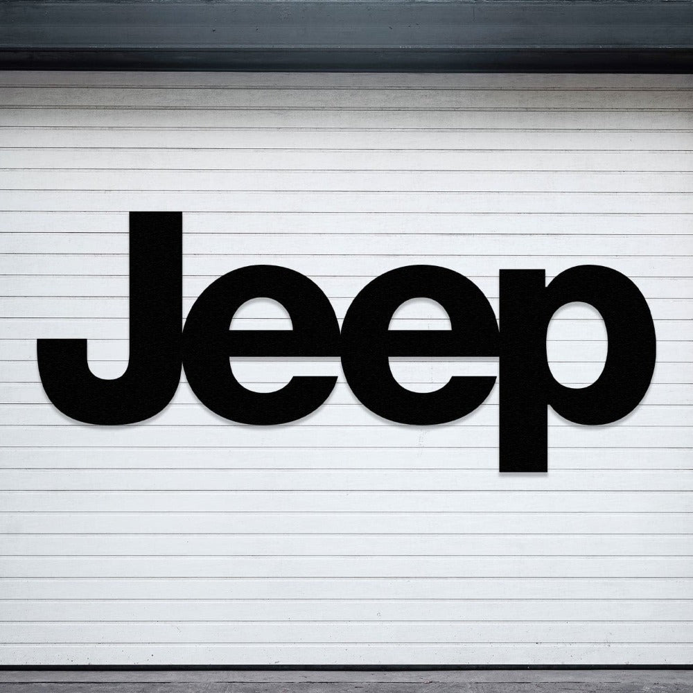 Jeep Car Logo Metal Wall Art