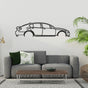 lexus gs 350 rwd 2008 car silhouette on the sofa