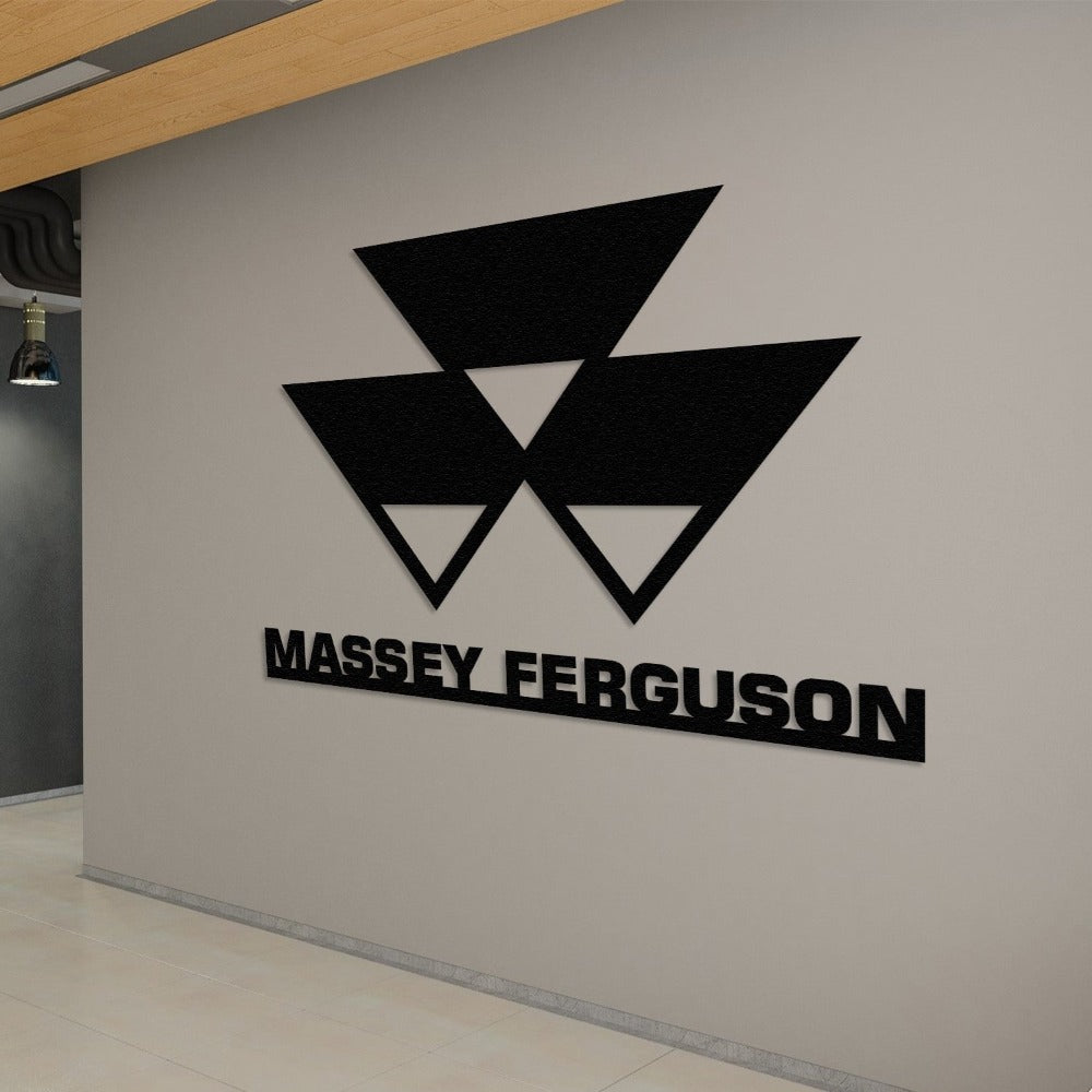 Massey Ferguson Tractor Metal Wall Art