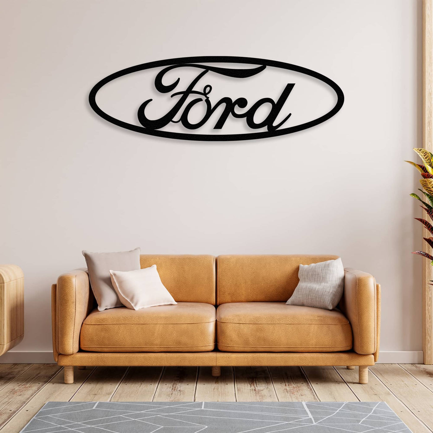 Ford Wordmark Sign Metal Wall Art