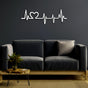 metal wall rack hanger with heart white