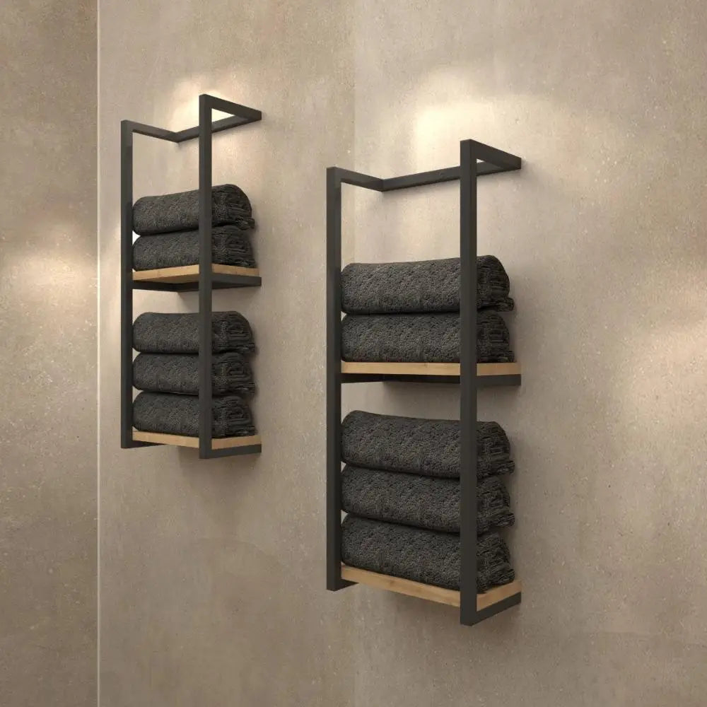 wall mounted towel rack