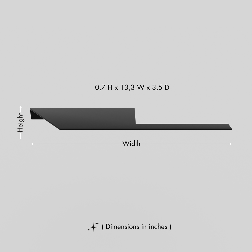 Size guide for Shelf With Toilet Paper Holder showing approximately 12 in / 30 cm height, 12 in / 30 cm width, and 5 in / 13 cm depth.