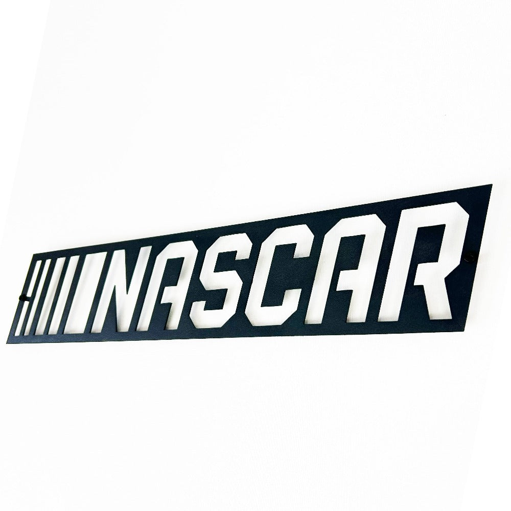 NASCAR Banner Metal Wall Art