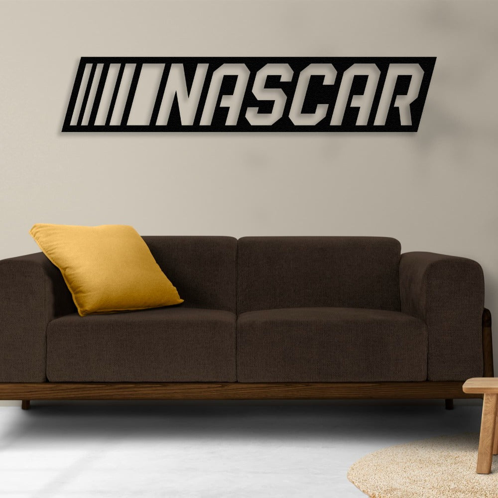 NASCAR Banner Metal Wall Art