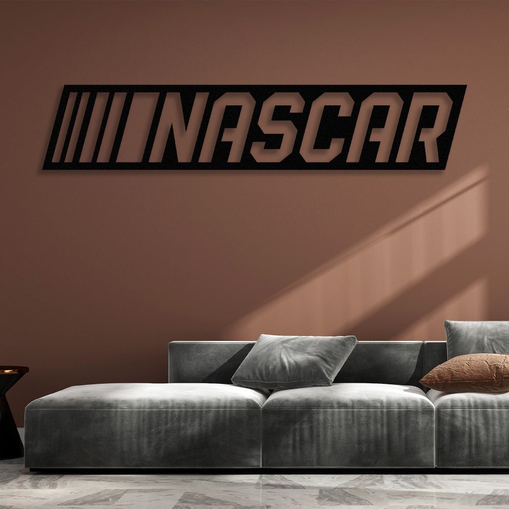 NASCAR Banner Metal Wall Art