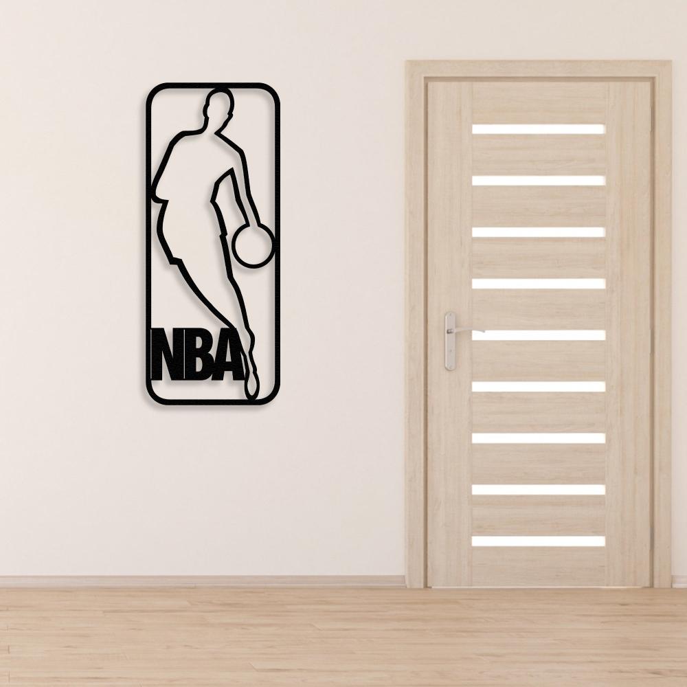 Black NBA Basketball Player Metal Wall Art