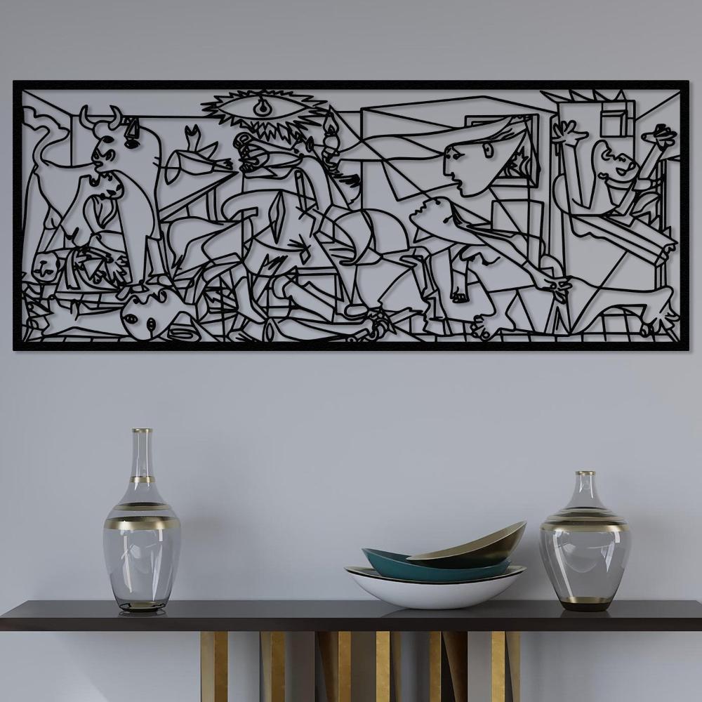 Black Picasso Guernica Metal Wall Art