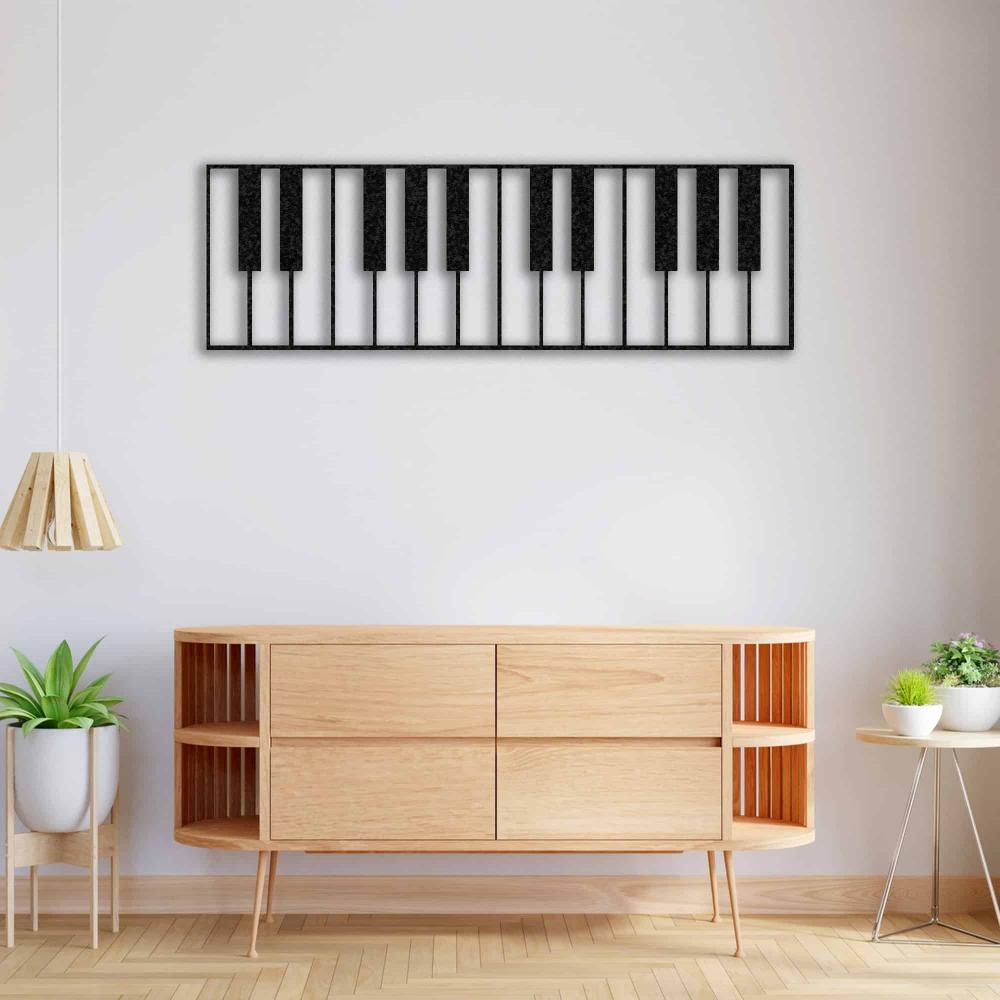 Piano Is Life Music Metal Wall Art
