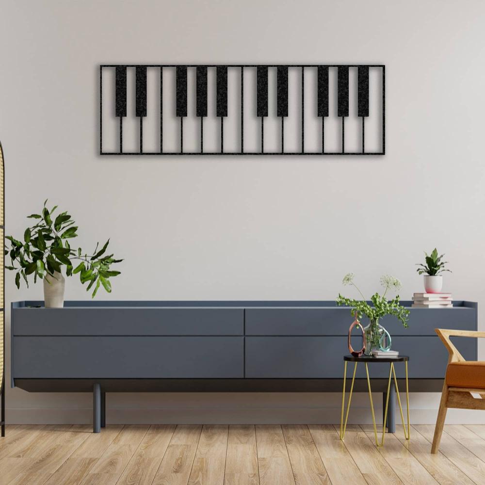 Piano Is Life Music Metal Wall Art