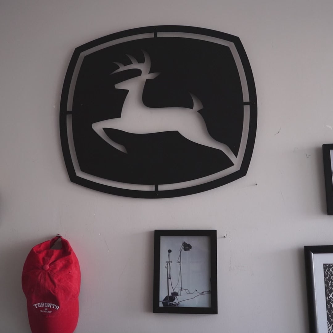 john deere metal wall art
