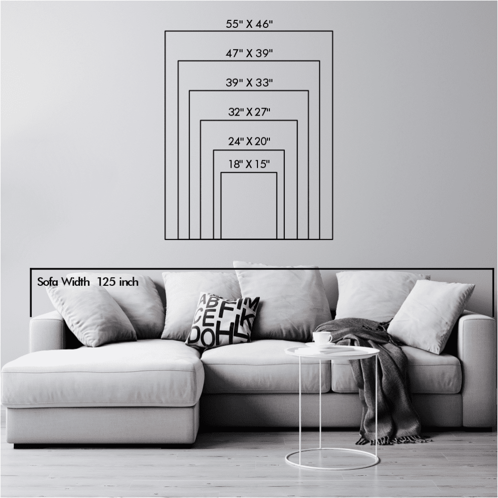Shared size guide showing dimension references and scale comparison for compatible product variants.