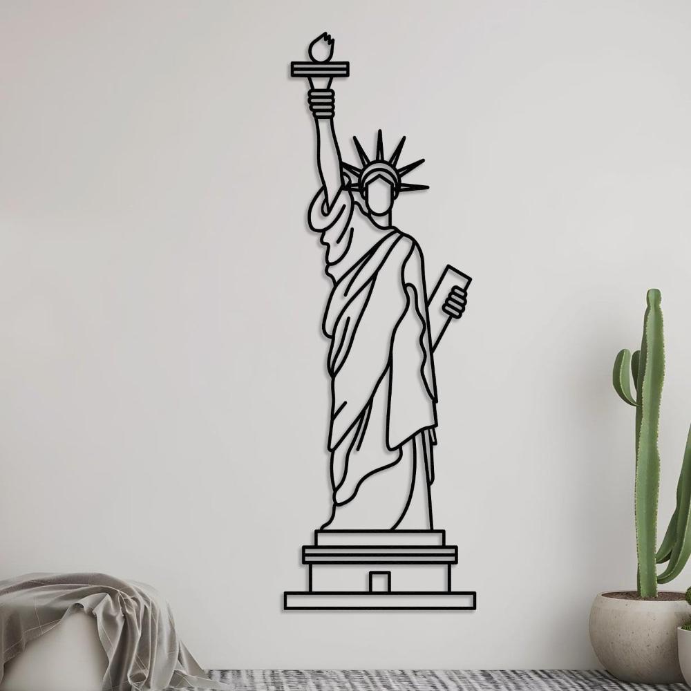Statue of Liberty Metal Wall Art