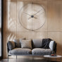 Timeless Simple 110 cm large wall clock for living room decor.