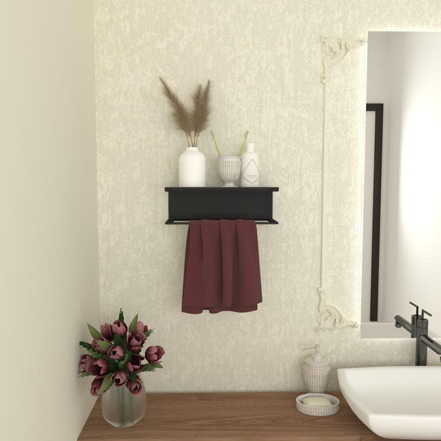 Black finish on this product
